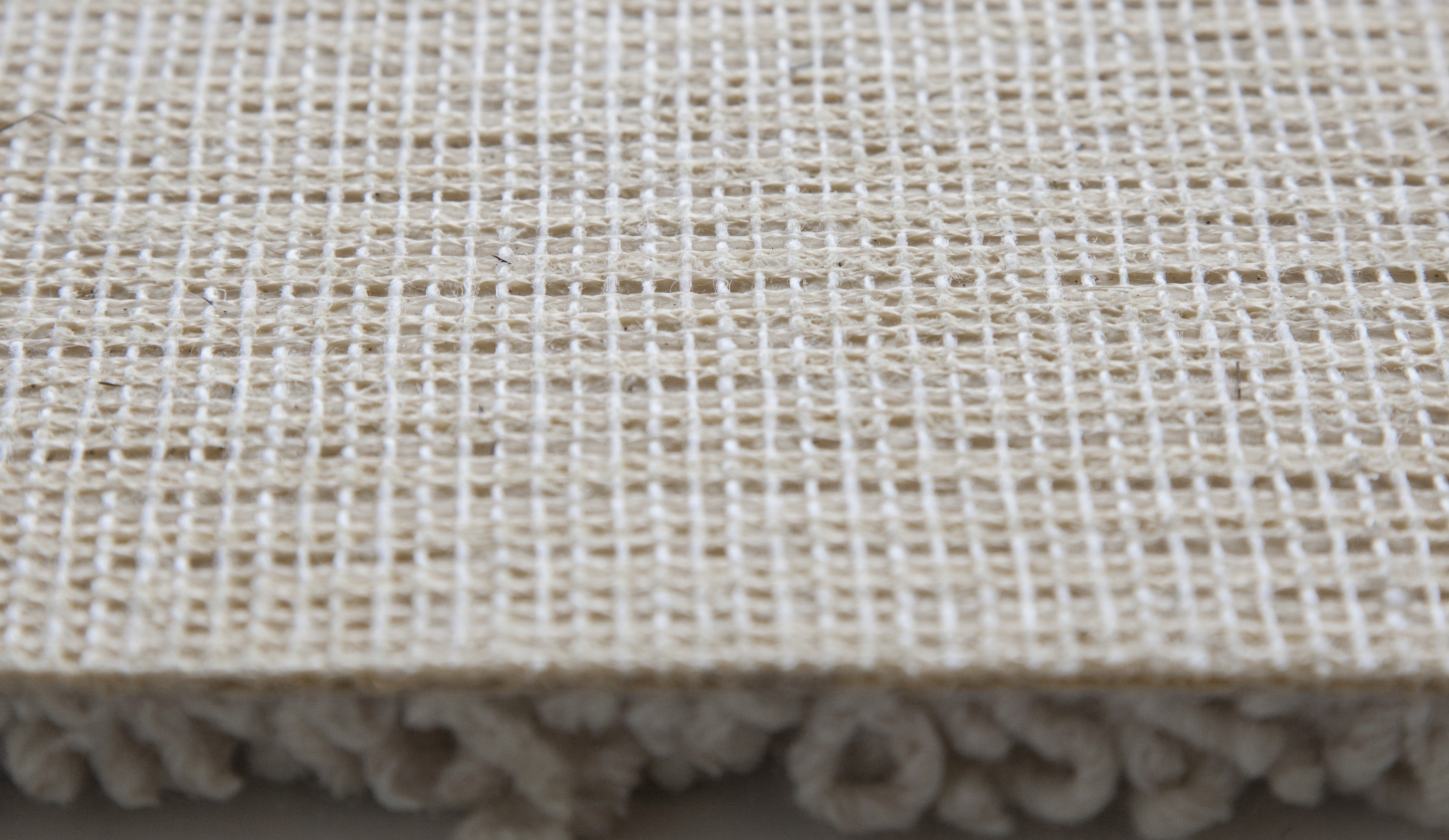 tekstil bagside, tæppe bagside